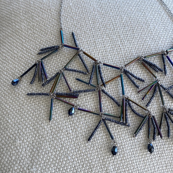 NWT I.N.C International Concepts Bugal Shaky Statement Princess Necklace - Picture 2 of 6